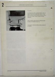 1975 Porsche 914 - 914/6 Workshop Manual Supplement-Revision Page Sets XVII XVI