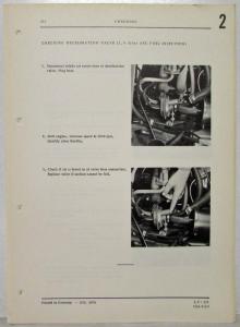 1975 Porsche 914 - 914/6 Workshop Manual Supplement-Revision Page Sets XVII XVI
