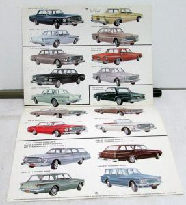 1962 Dodge Dart Lancer Sales Brochure Wall Calendar Original