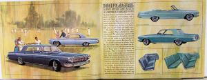 1963 Dodge Polara 500 440 330 Wagons Sedans Specs Color Sales Brochure Original