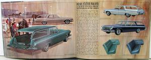 1963 Dodge Polara 500 440 330 Wagons Sedans Specs Color Sales Brochure Original