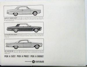 1963 Dodge Stag Magazine Reprint Article by Dale Shaw Sales Folder Original