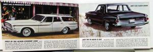 1962 Dodge Dart & Lancer Color Small Sales Brochure Boston Dealers Original