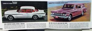 1962 Dodge Dart & Lancer Color Small Sales Brochure Boston Dealers Original