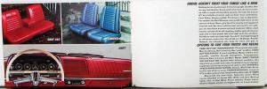 1962 Dodge Dart & Lancer Color Small Sales Brochure Boston Dealers Original
