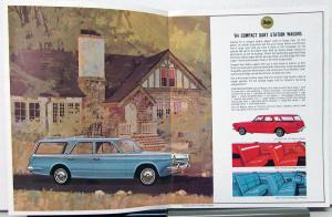 1964 Dodge Dart 440 330 880 Station Wagons Color Sales Brochure Original