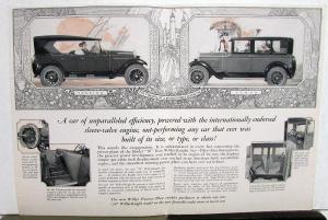 1926 Willys-Knight Six Model 70 Sales Brochure & Specifications Original