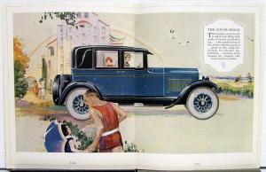 1926 Willys Knight 6 Models 66 & 70 Touring Roadster Coupe Sedan Sales Brochure