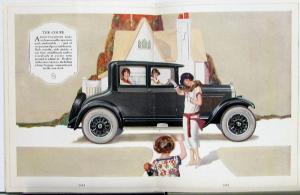 1926 Willys Knight 6 Models 66 & 70 Touring Roadster Coupe Sedan Sales Brochure