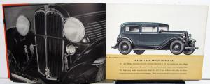 1932 Willys Overland Sixes Eights Silver Streak Motor 90 88 Sales Brochure Orig