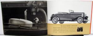 1932 Willys Overland Sixes Eights Silver Streak Motor 90 88 Sales Brochure Orig