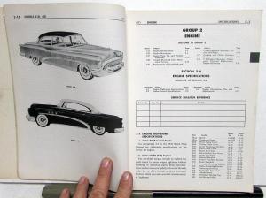 1953 Buick Service Shop Repair Manual Special Super Roadmaster Skylark