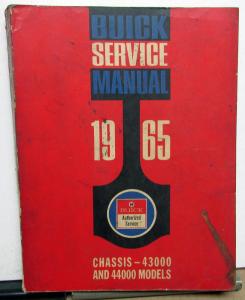1965 Buick Service Shop Manual Chassis 43000 and 44000 Models Special Skylark