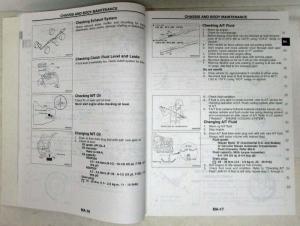 1996 Nissan Stanza Altima Service Shop Repair Manual Model U13 Series