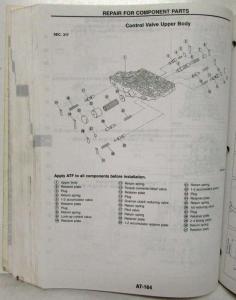 1997 Nissan Altima Service Shop Repair Manual Model U13 Series