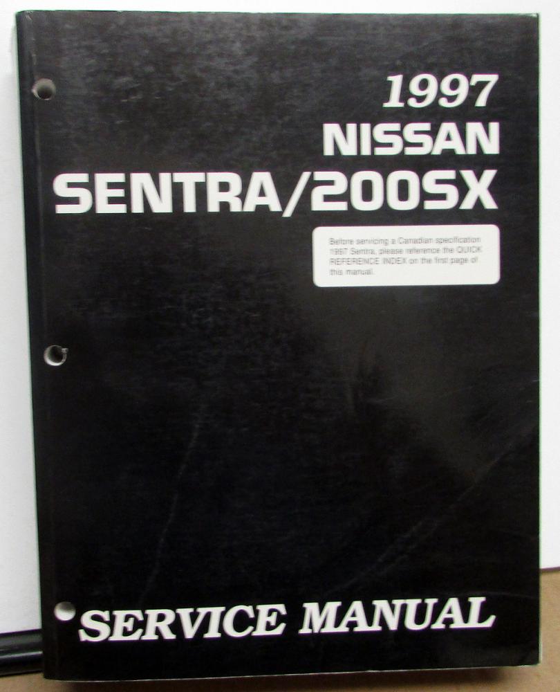 1997 Nissan Sentra 200SX Service Shop Repair Manual Model B14 Series