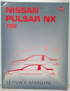 1990 Nissan Pulsar NX Service Shop Repair Manual Model N13 Series