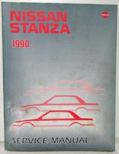 1990 Nissan Stanza Service Shop Repair Manual Model U12 Series