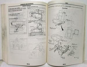 1990 Nissan Stanza Service Shop Repair Manual Model U12 Series