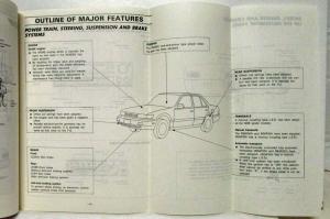 1990 Nissan Product Bulletin Vol 204 Stanza Model U12 Series Introduction