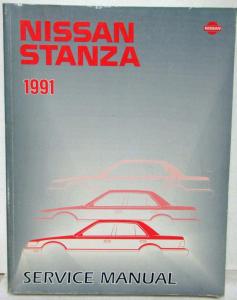 1991 Nissan Stanza Service Shop Repair Manual Model U12 Series