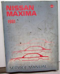 1991 Nissan Maxima Service Shop Repair Manual Model J30 Series