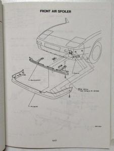 1988 Nissan Technical Bulletins Manual Including Recall Campaigns