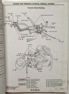 1989 Nissan Maxima Service Shop Repair Manual Model J30 Series