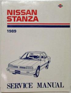 1989 Nissan Stanza Service Shop Repair Manual Model T12 Series