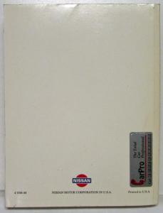 1989 Nissan Technical Bulletins Manual