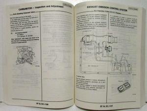 1986 Nissan Sentra Service Shop Repair Manual Model B11 Series