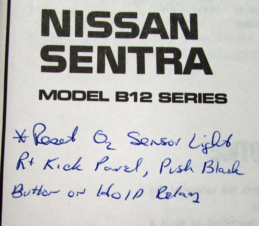 Nissan Sentra Service Manual: Precaution Nissan Sentra Service Manual: Precaution