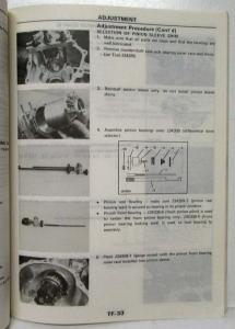 1987 Nissan Sentra 4WD Service Manual Model B12 Series Supplement-II