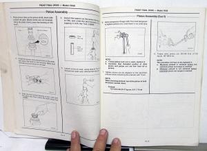 1983 Nissan Pick-Up Service Manual Model 720 Series Supplement 1st Revision