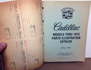 1968 69 70 71 1975 Cadillac Chassis Body Parts Book Set Eldorado DeVille Calais