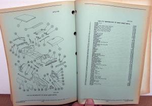 1968 69 70 71 1975 Cadillac Chassis Body Parts Book Set Eldorado DeVille Calais