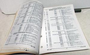 1986 Cadillac Dealer Parts & Illustrations Catalog Book K Seville Models
