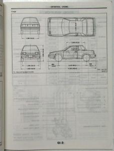 1984 Nissan Pulsar NX Service Shop Repair Manual Model N12 Series