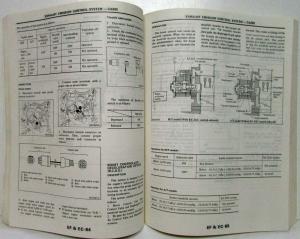 1984 Nissan Stanza Service Shop Repair Manual Model T11 Series