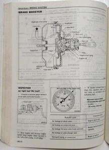 1984 Nissan Stanza Service Shop Repair Manual Model T11 Series