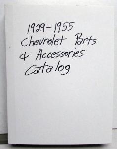 1929-1955 Chevrolet Dealer Parts & Accessories Catalog Book Car Truck Orig