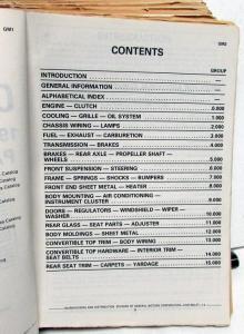 1953 1955 1959 1963 1967 70 71 81 Chevy Corvette Dealer Parts Illustration Book