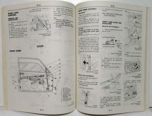 1981 Datsun 310 Service Shop Repair Manual Model N10 Series