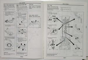 1982 Datsun Nissan Sentra Service Shop Repair Manual Model B11 Series