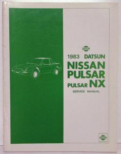 1983 Datsun Nissan Pulsar NX Service Shop Repair Manual Model N12 Series