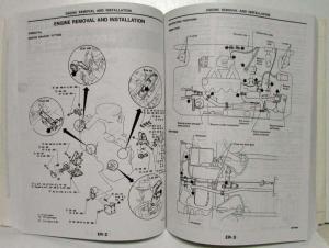 1983 Datsun Nissan Sentra Service Shop Repair Manual Model B11 Series