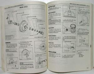 1983 Datsun Nissan Stanza Service Shop Repair Manual Model T11 Series