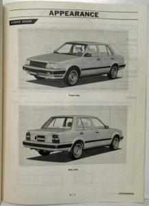 1983 Datsun Product Bulletin Vol 115 Models Introduction Pickup Sentra Pulsar