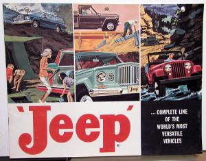 1962 Willys Jeep Universal Dispatcher Wagoneer Delivery Gladiator Sales Brochure