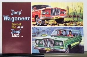 1963 Willys Jeep Wagoneer First Of The New Breed Sales Brochure & Specifications